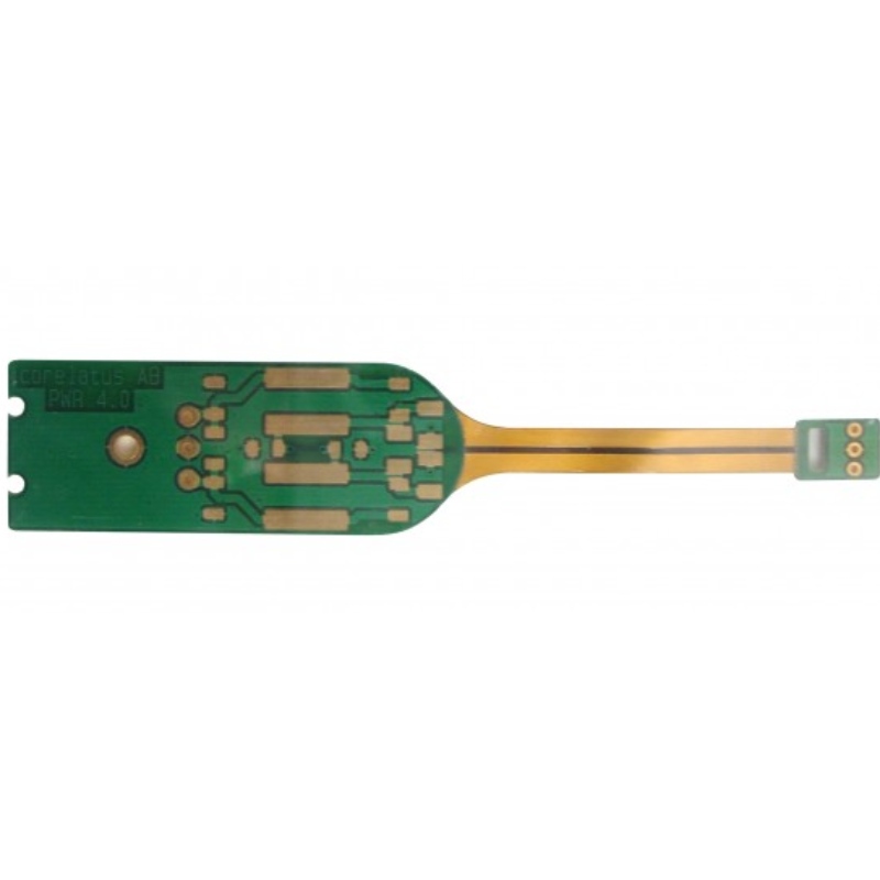 Stelt Flex PCB-kretskort med grönt lodmaskfärg