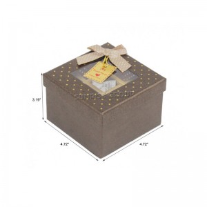 Anpassad handgjord lyxig rektangelförpackning hårt papper macaroon chokladask