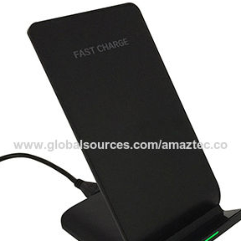 10W Fast Wireless Charger Stand med 2 spolar för iPhone XS, iPhone XS Max, iPhone XR ... etc mobil