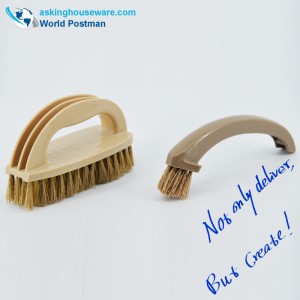 Akbrand avtagbart skurborste välvt handtag