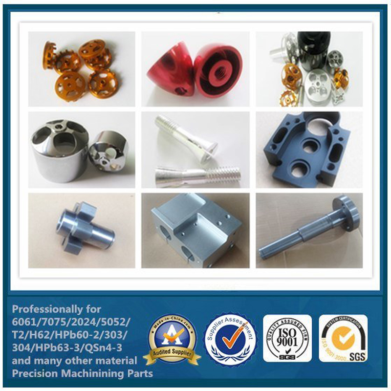 CNC-bearbetning av anodiserade aluminiumkomponenter som bearbetar delar i Kina