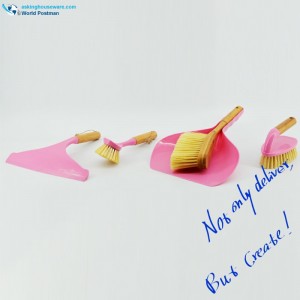 Akbrand Hushåll Bambuhandtag Rengöringsborstar Set 4in1