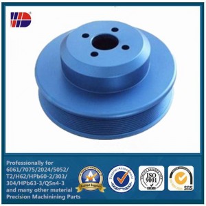 Specialanpassad maskinreservdelning Precision CNC-bearbetning av delar med aluminium