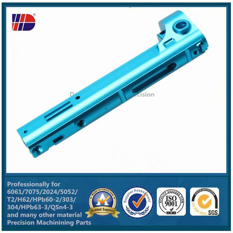 Anpassa reservdelar med hög precision CNC-maskiner i aluminium med sandblast anodiserad