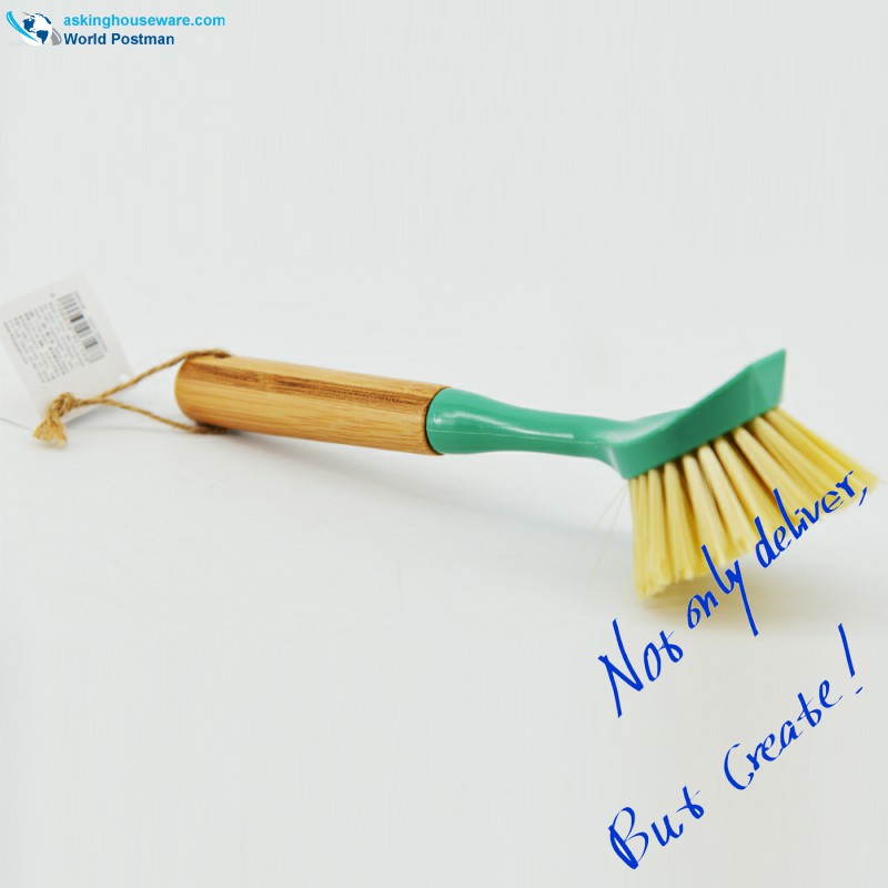 Akbrand Bamboo Handle Dish Cleaning Brush i Tiff. Färg