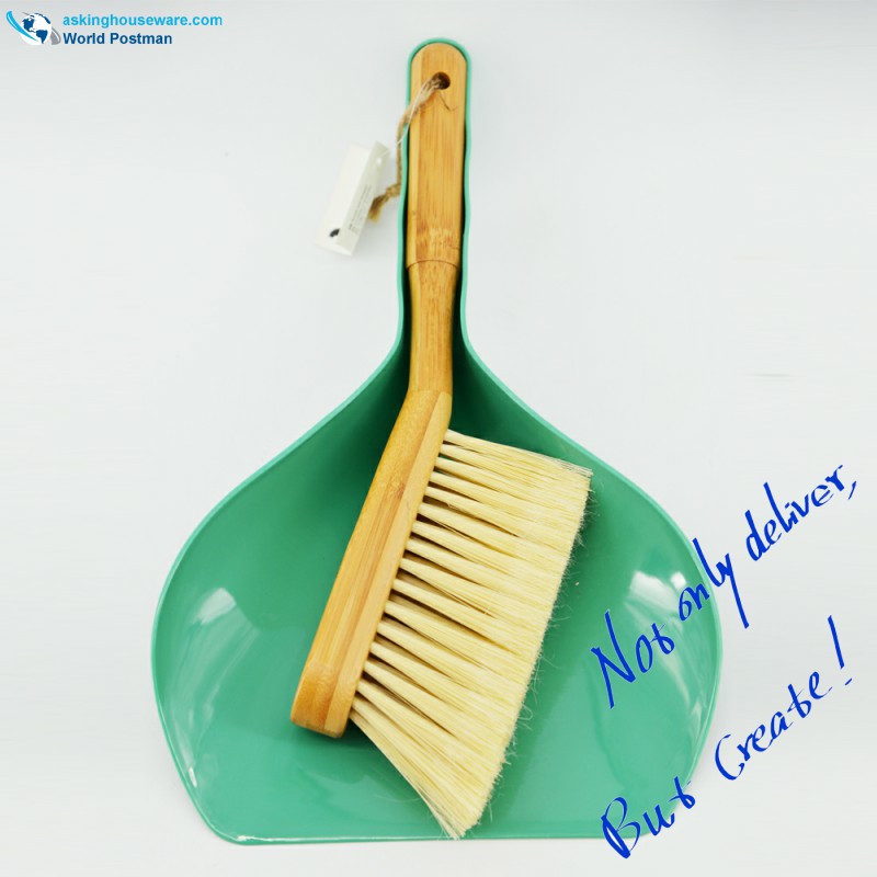 Akbrand Bamboo Handle Dustpan Brush i Tiff. Färg