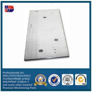 anpassad cnc-bearbetning av aluminiumplåt cnc-fräsdelar med sandblåsanodiserad