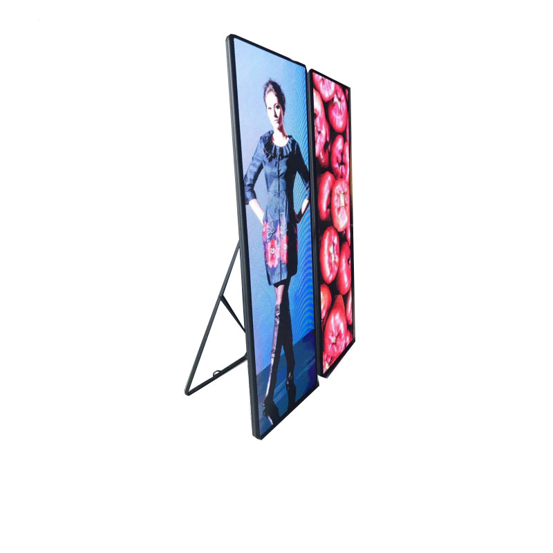 P2 P2.5 P3 Indoor Poster Advertising Stand LED display / mirror LED display display /