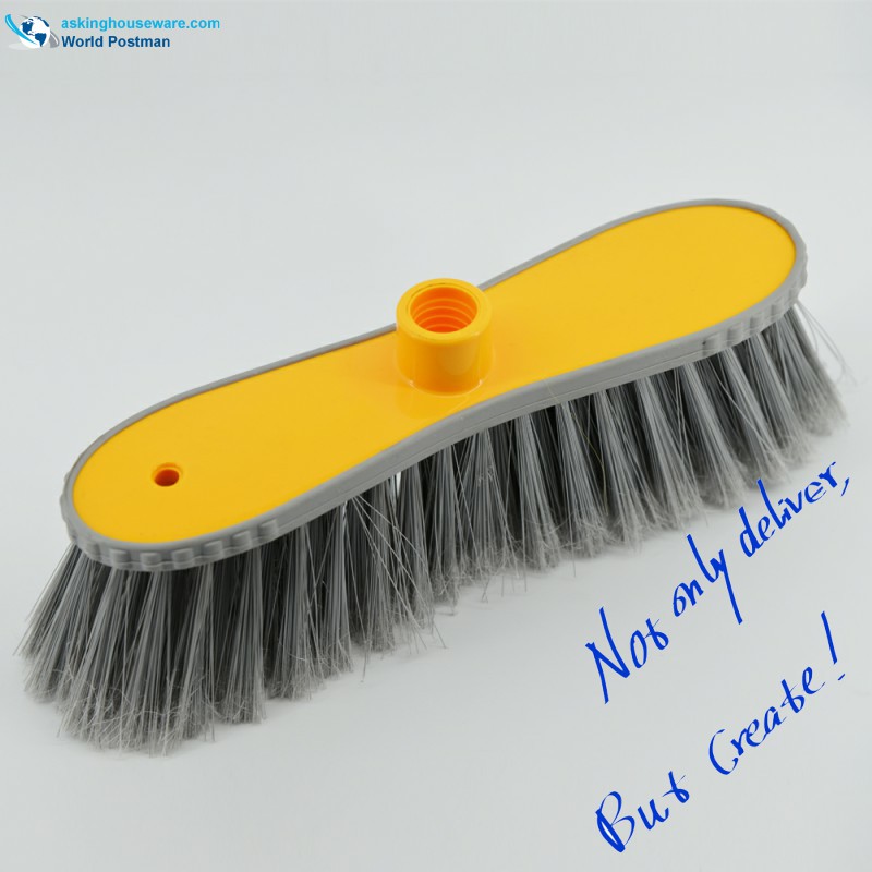 Akbrand Plastic Broom Head med mjuk TPR Bordure