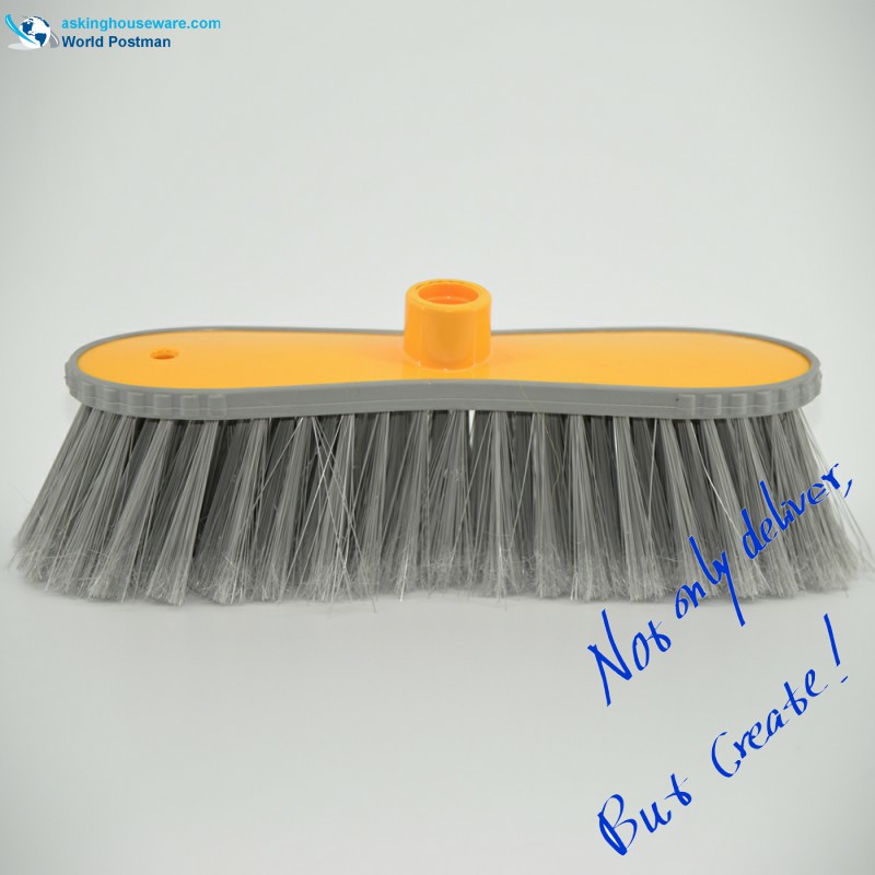 Akbrand Plastic Broom Head med mjuk TPR Bordure
