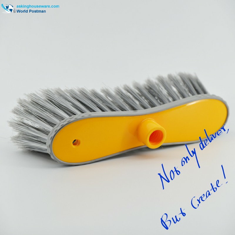 Akbrand Plastic Broom Head med mjuk TPR Bordure