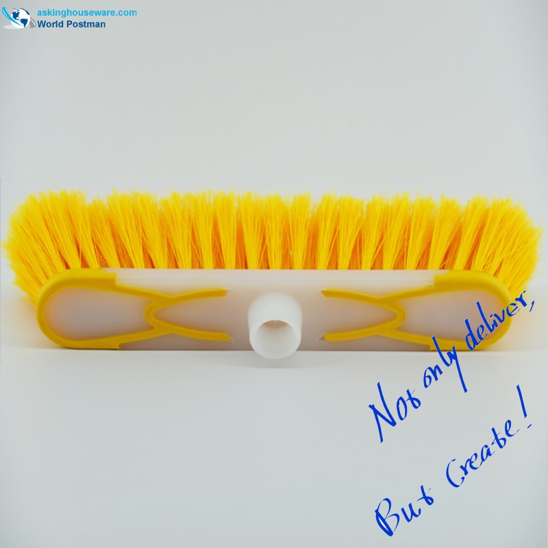 Akbrand Plastic Broom Head med Striated Shape TPR-kant