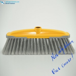 Akbrand Plastic Broom Head med fyrkantig mjuk TPR-bordur