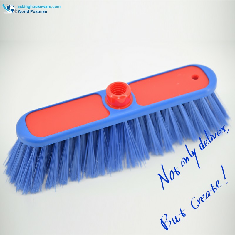 Akbrand Wider Brush Board Plastic Broom Head med symmetriskt mjukt TPR-bord