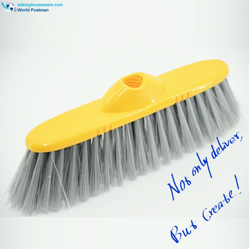 Akbrand Plastic Broom Head med djup gänga