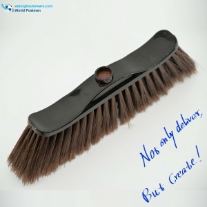 Akbrand Plastic Broom Head med Wave Shape Coated Board Board