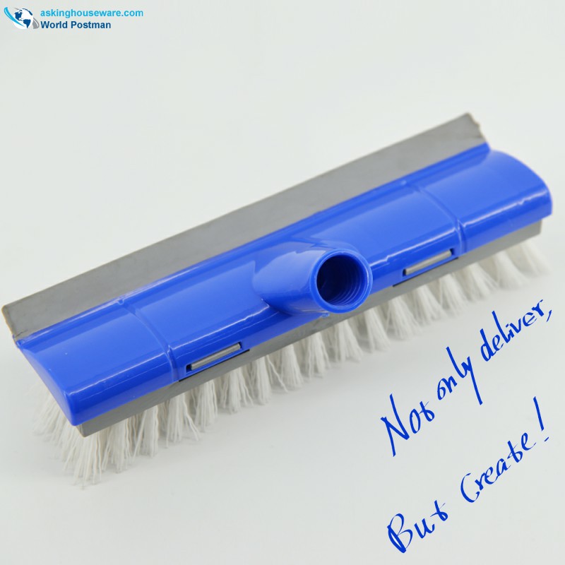 Akbrand Push Brush Soft Squeegee på baksidan med sneda trådborste Kort hårda PP-borst