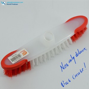 Akbrand Liten storlek Push Brush med TPR Bordure Brush Board Kort hårda PP-borst