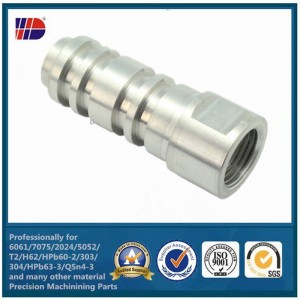 rostfritt stål aluminiummetall Precision CNC svarvning bearbetning delar