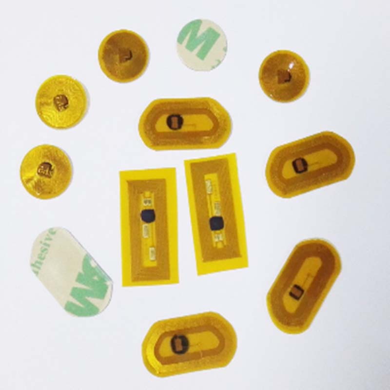 Gratis prover Anpassat tryckt mini 9mm programmerbar hf iso14443a rfid skrivbar fpc pcb flexibel tryckt krets liten inlägg NFC-tagg
