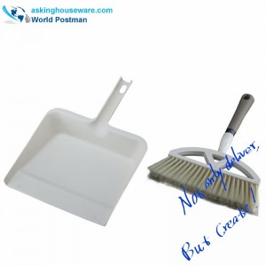 Akbrand Dustpan Brush Broom Bust med kvadratisk stor dustpan