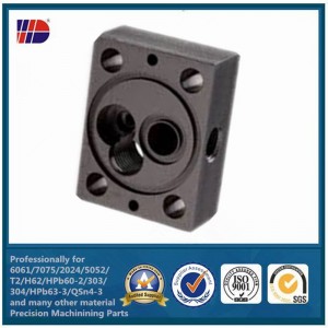 CNC-bearbetning med hög precision och butik för delar av rostfritt stål i aluminium