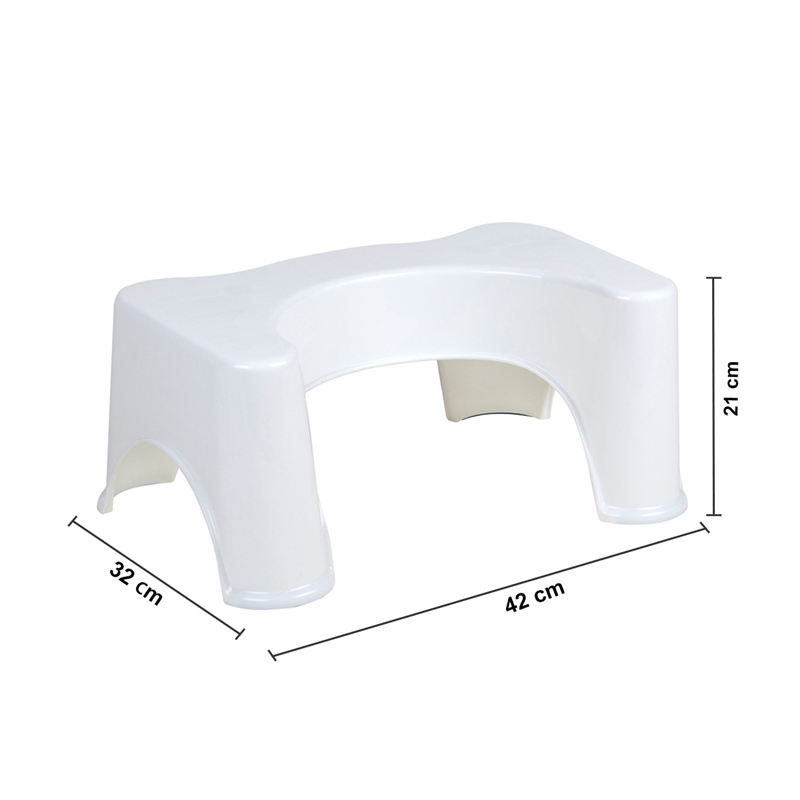 Vit Det ursprungliga badrummet Toalett Squattingpall Squatty Potty