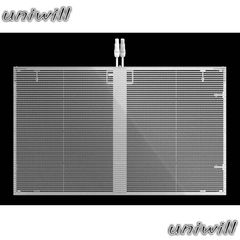 Högkvalitativ tillverkare i fullfärggenomskinlig LED-display / P3.91 fönsterglasskärm