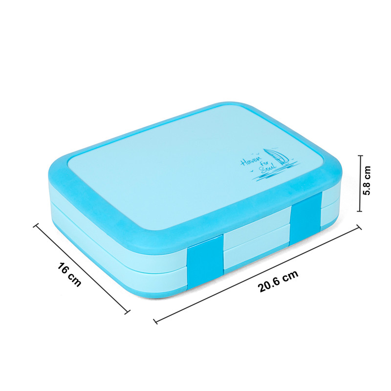 Plast BPA Free Leakproof Kids Bento Lunch Box Container