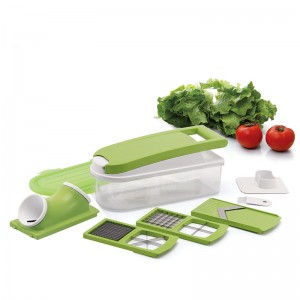 Kök Veggie Cutter, Mandoline Food Slicer med Julienne Grater Slicer Pasta Spaghetti Maker
