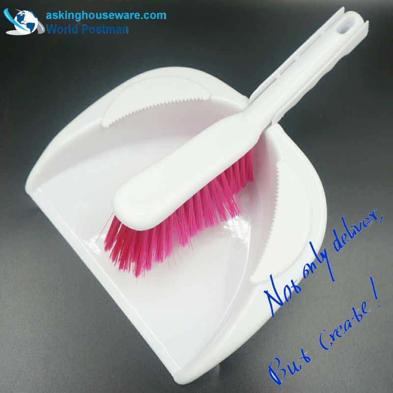 Akbrand Dustpan Borste Broom Fönster Squeegee Diskborste Skurborste 4in1 Rengöringsverktyg Set