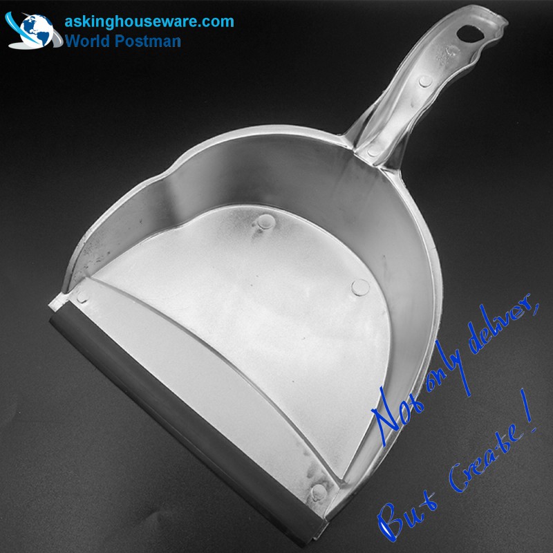 Akbrand Halvcirkel Dustpan borste kvast med silverbelagd