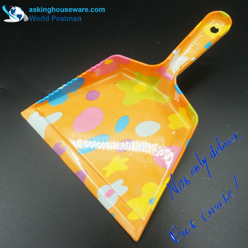 Akbrand Yellow Flower Water Mark Stegeformad Dustpan Brush Small Broom