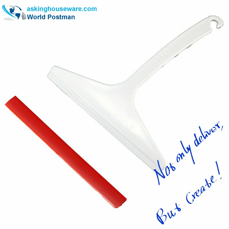 Akbrand Simple Window Squeegee med avtagbar PVC-linje på Squeegee Head