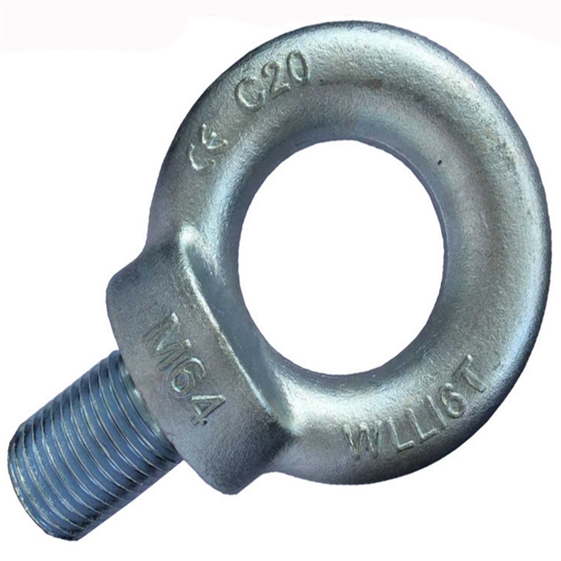 Kina tillverkare Stainelss Steel Eye Screw Eye Bolt Nut, Anchor Eye Bolt