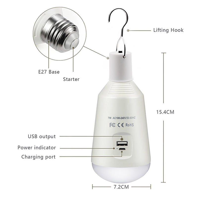 Multifunktionell LED-lampa