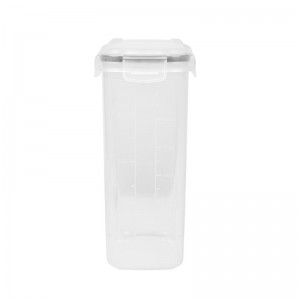 2 delar 4 Sidolåslock Lufttätt torr spannmål Matlagringsbehållare