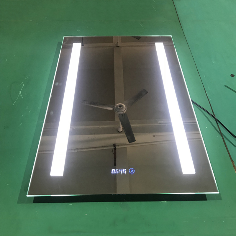 EU och USA lyx LED-upplyst bakgrundsbelyst badrumspegel-ENE-AL-102