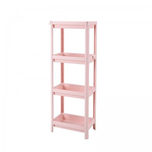 Hög kvalitet 4 lager Multifunktionshyllaställ för kökplast