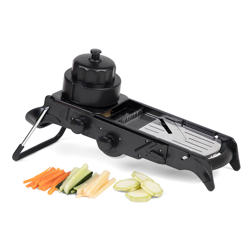 Justerbar Mandoline Slicer med Spiralizer vegetabilisk skiva för kök