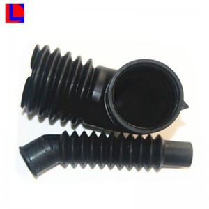 ISO9001 godkänd skräddarsydda svarta silikongummibälg