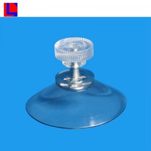 PVC-silikon sugkopp med skruv