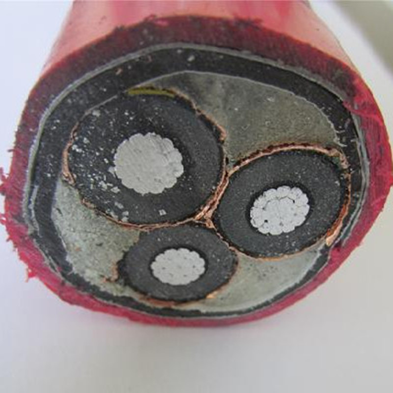 Medium Voltage 11KV 3 Core Armored Cable / PVC Swa Electrical Cable Steel Wire