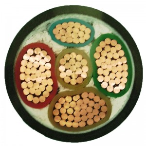 5-kärna 0,6 / 1kv LV strömkabel 5x16mm2 5x25mm2 5x95mm2 5x120mm2