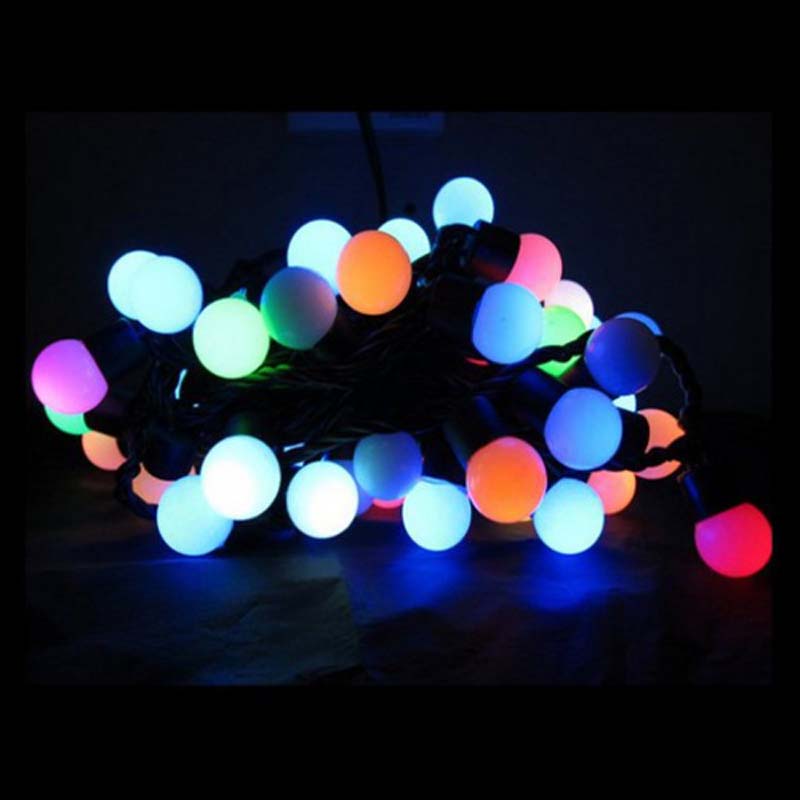 LED-kulstränglampor Färg julgranskulor stränglampor dekorativa lampor