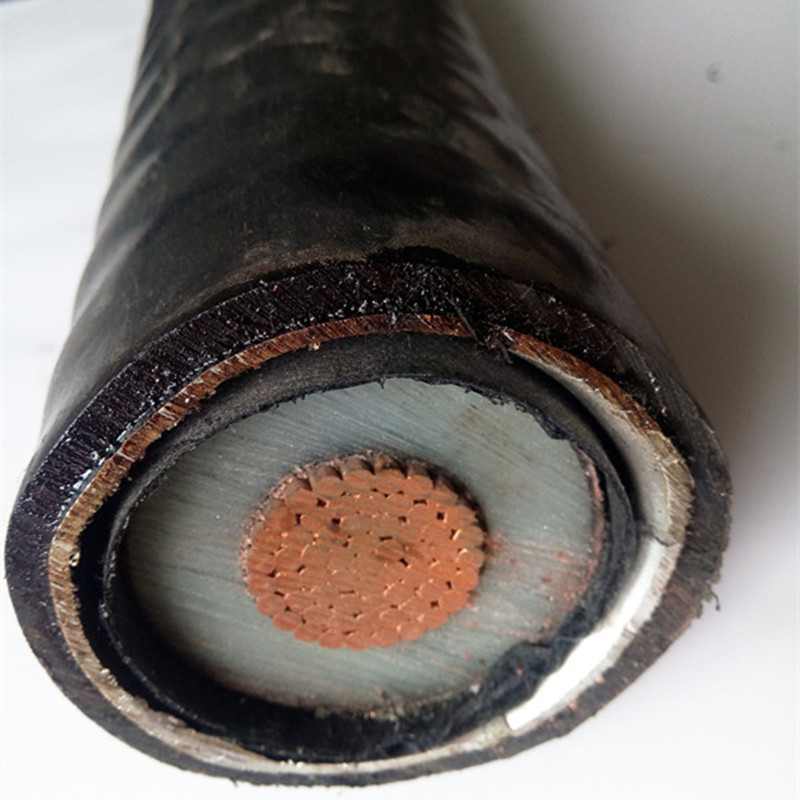 800mm2 kompakta cirkulärsträngade högspänningskablar korrugerad kabelmantel