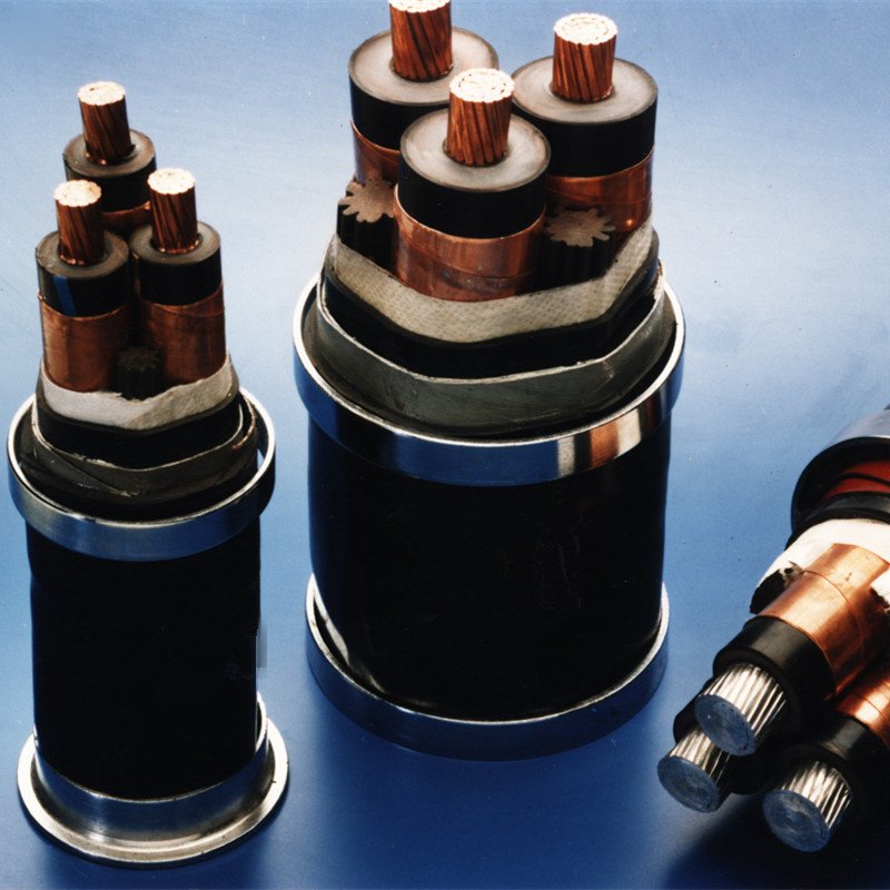132kv 230kv HV kraftkabel Underjordisk kraftkabel med metallhölje GB 11017. IEC61840