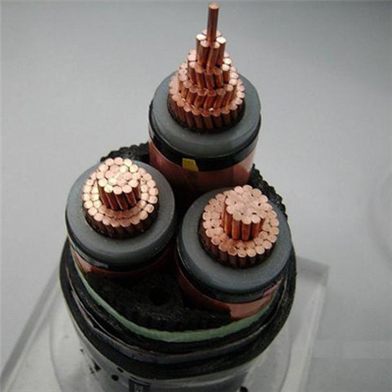 15kv 3 Core 185 Sq Mm 33kv Underground Xlpe kabel tillverkare PVC-jacka