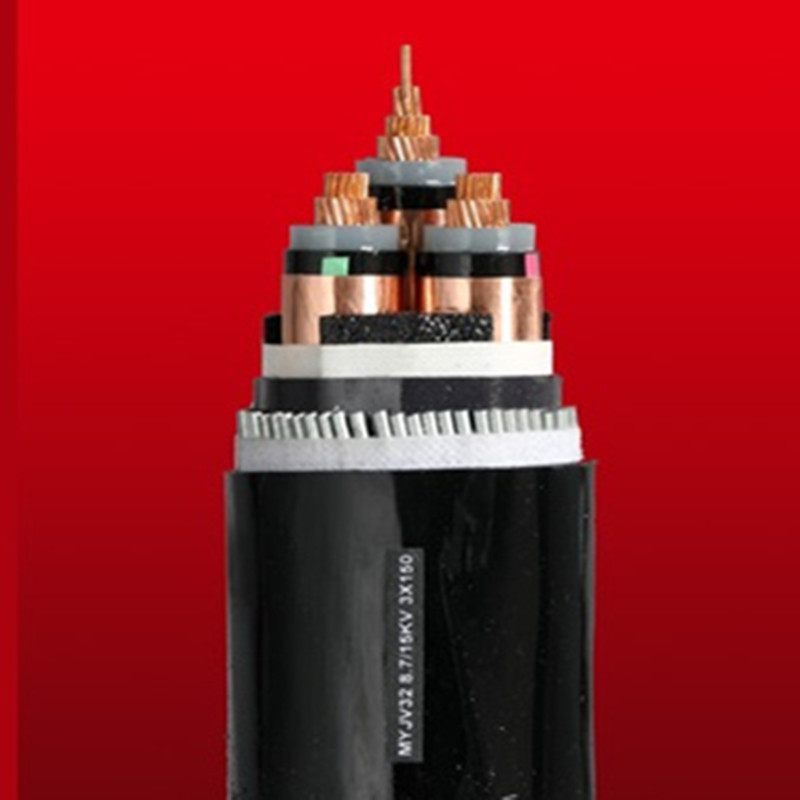 15kv 3 Core 185 Sq Mm 33kv Underground Xlpe kabel tillverkare PVC-jacka