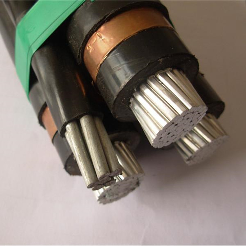 MV koppar / aluminium antennkabelledare kabel 6,35 / 11KV 3x95mm2 3X185mm2